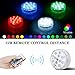 Submersible LED Lights with Remote ,Full Waterproof Pool Lights for Inground Pool with 4pcs Suction Cups,2.8” Color Changing Underwater Lights for Ponds Ponds Pool Boat Party Battery Operated 4 Packs