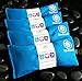 Happy Wraps Lavender Eye Pillows - Yoga Eye Pillows Namaste Hot Cold Aromatherapy for Stress, Meditation, Spa, Relaxation Gifts - Made in USA Set of 4 - Turquoise Cotton