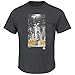 Kobe Bryant Los Angeles Lakers NBA Men Iconic Photo T-shirt Charcoal