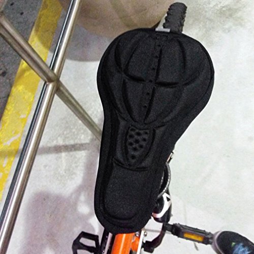 Qulable Cycling Bicycle Silicone Non-slip Saddle Seat Cover Cushion Soft Pad - Thumbnail 3