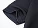 Przewalski Women’s Cycling Biking Jersey, Short Sleeve Bike Shirt, Breathable & Quick Dry (Medium, Black)