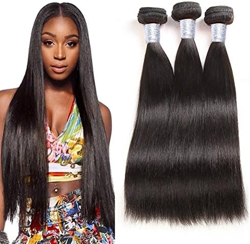 Forawme Virgin Brazilian Straight Remy Human Hair Bundles 300g/lot 8 Inch #1B Black 7A Quality Cheap Short Hair Weaves Weft