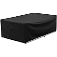 STARTWO Patio Furniture Covers Waterproof for Coffee Table Cover, Heavy Duty Durable Rectangular Outdoor Table Cover Fits up to 48L x 28Wx 13H inches, Black