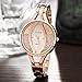 Ladies Angel Eye Bracelet Dress Crystal Wrist Watch for Women - Female Gold, Rose Gold, Silver