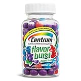 Centrum Flavor Burst Chews Adult Multivitamins, Mixed Fruit 120 ea Pack of 4