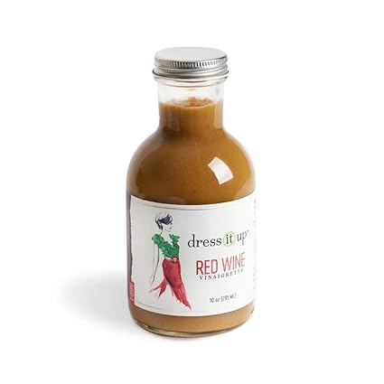 Amazon Com Dress It Up Dressing Red Wine Vinaigrette Gluten Free Vegan Sugar Free Low Sodium Whole 30 Paleo Keto Friendly Salad Dressing And Marinade 10oz Grocery Gourmet Food