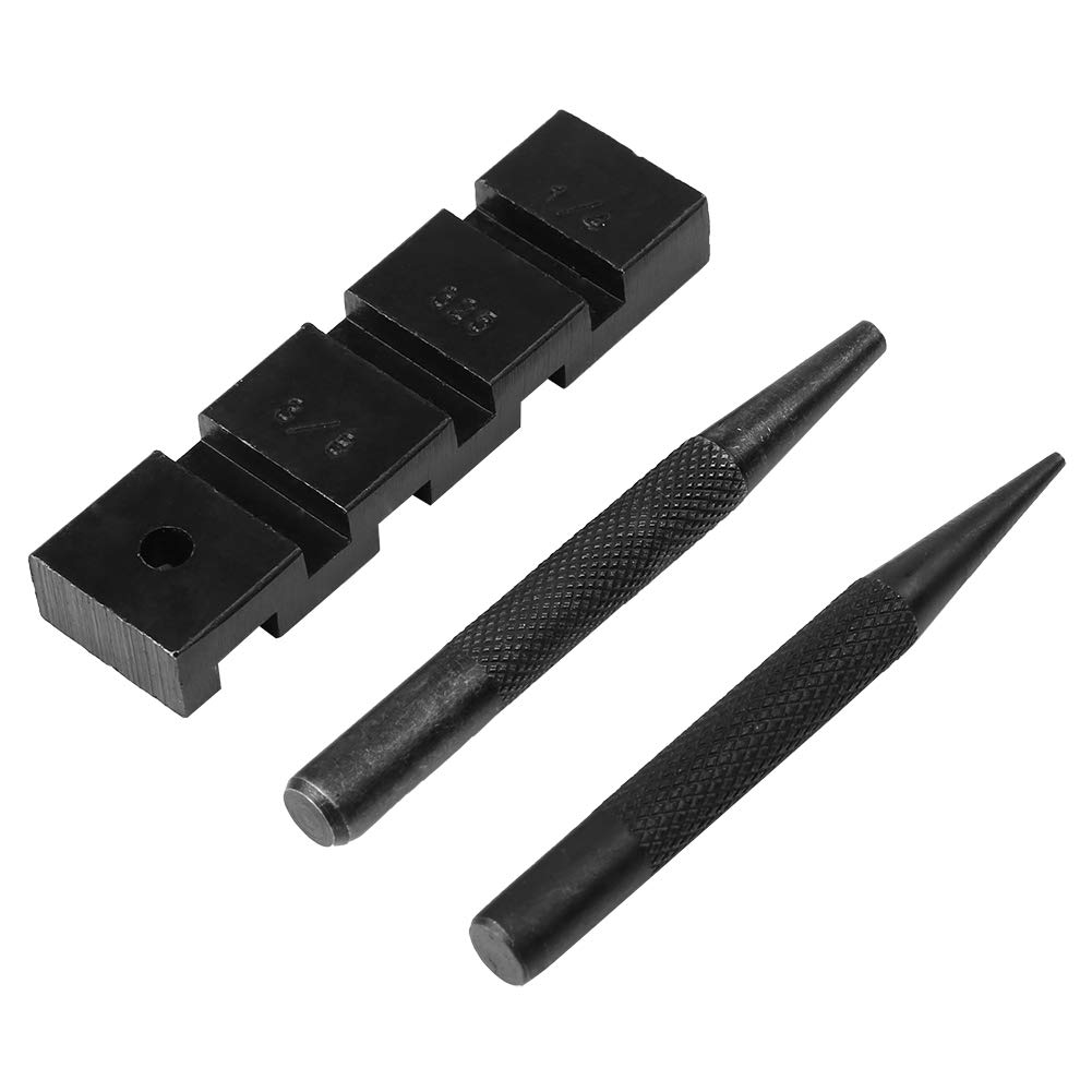 Fdit 3Pcs Practical Pocket Chain Saw Rivets and Chainsaw Link Removal Tool Professional Chain Breaker Joiner Mending Tool Set