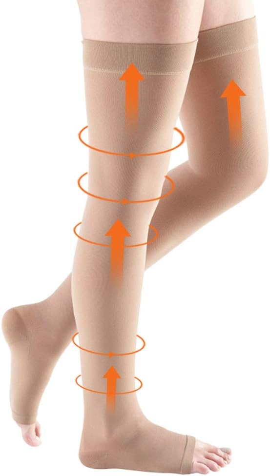 Thigh High Compression Stockings 20-30mmHg for Women and Men