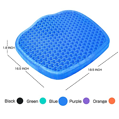 Parkyeon Gel Seat Cushion, Cooling Office Chair Cushion with NonSlip