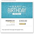 Amazon Gift Card - Email - Birthday Icons
