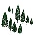 27pcs Mixed Model Trees Train Railways Architecture Landscape Scenery Layout 3-16 cm