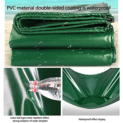 TRGCJGH Patio Sonnenschirme Baldachin Markise Geeignet Für Carport-Abdeckung Verstärkte Ecken Mit Ösen Doppelseitig… – Bild 3