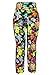 Ancia Womens Yoga Active Fitness Capri Leggings Gym Tights,Medium,Vintage Flowers