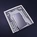 Money Clip Credit Card Holder NOONDAY Classic Silver Stainless Steel Slim Wallet