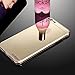 [GW USA] Luxury Mirror Phone Case Compatible for iPhone 8 Plus Mirror Case, iPhone 7 Plus Mirror case, Back Shock-Absorption TPU Bumper Anti-Scratch Bright Reflection Protective Case - Gold