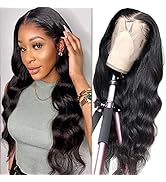 32Inch Body Wave HD Transparent Lace Front Wigs Human Hair 13x4 Lace Frontal Wigs For Black Women...