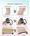 SEXYWG Hi-waist Shapewear Body Shaper Tummy Control Thigh Slimming Boyshort,Beige,M/L