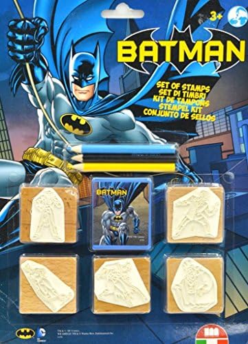 Disney Batman Playset of Stamps Colored Pencils Inc Pad Stamper Set