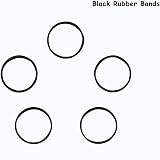 TONGTLETECH Mini Hair Rubber Bands 500 Black Soft Elastic Braiding Ties view 3