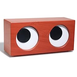 MENG ZHI AO Desktop Big Eyes Clock Rotating Eyes