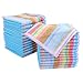 Egles Kitchen Dishcloths Cotton Scrubbing Dish Rags Sets Bulk Square Terry Kitchen Towels 12pcs 12x12 Inches
