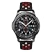 KADES Galaxy Watch 46mm Bands, Gear S3 Bands, 22mm Universal Replacement Strap with Quick Release Pin Compatible for TicWatch Pro, Amazfit Stratos Smart Watch (Black Red)
