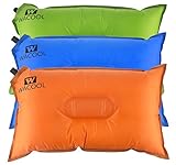 WACOOL Inflatable Travel Camp Pillow, Self Inflating Travel Camp Pillow, Air Travel Camp Pillow