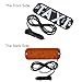 AutoEC Taxi LED Sign Decor, 2 Color Changeable Taxi Flashing Hook on Car Window with DC12V Car Charger Inverter