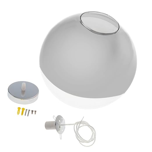 D Dolity E27 Glass Ball Chandelier Shade Cover Ceiling Light Cover