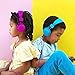 Kids Headphones,AILIHEN HD850 Volume Limiting On Ear Headset with SharePort and Microphone, Children Headphones for Kids, Computer Tablets Laptops Android IOS Smartphones Cellphones (Purple)