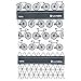 Lunchskins Reusable 2 Piece Food Storage Bag Set, 1 Sandwich Bag + 1 Snack Bag, Charcoal Bicycle