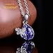 Mothers-day-gifts Crystal Pendant Womens-Necklace Birthday-Anniversary Valentines Day Gifts for Her Butterfly Fashion Jewelry