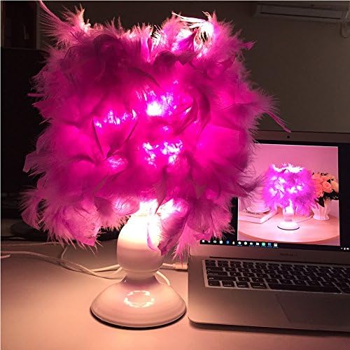 Led Table Lamp Purple Bedroom Lamps 12V Usb Desk Lamp Contemporary Study Bedside Lamps Usb Led Reading Lamp Home Decor Lights Book Lamps JiFengCheng (Purple)