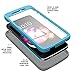 ALCATEL OneTouch Idol 4 Case, POETIC Revolution Series [Premium Rugged][Heavy Duty] Complete Protection Hybrid Case w/Built-in Screen Protector for ALCATEL OneTouch Idol 4 (2016) Blue/Gray