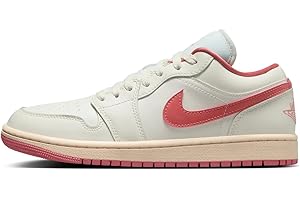 NIKE Air Jordan 1 Low Women's Shoes (DC0774-109, Sail/Guava Ice/Pink Salt)