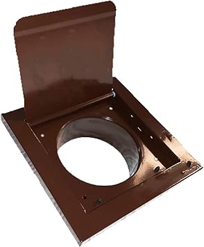 picture Outdoor Dryer Vent Cover Brown sshvac4b 4 brown powder coated metal dryer wall vent painted wall cap brown
