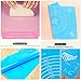 Silicone Baking Mat for Pastry Dough Rolling with Measurements, 15.7 x 19.7 Inches Extra Large Food Grade Reusable Nonstick pad, Heat Resistance Table Placemat Board, for Pastry Fondant