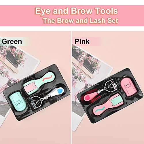 Eyelash Curler, 3 Different Size Mini Portable Eyelash Curlers Kit,with