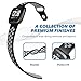 hooroor Fitbit Versa Silicone Sport Bands for Women Men Small Large, Soft Silicone Replacement Strap Wristband for Fitbit Versa Fitness Smart Watch (#02-Black/Gray, Large)