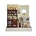 Flever Dollhouse Miniature DIY House Kit Creative Room with Furniture for Romantic Artwork Gift (Mary's Sweet Baking)