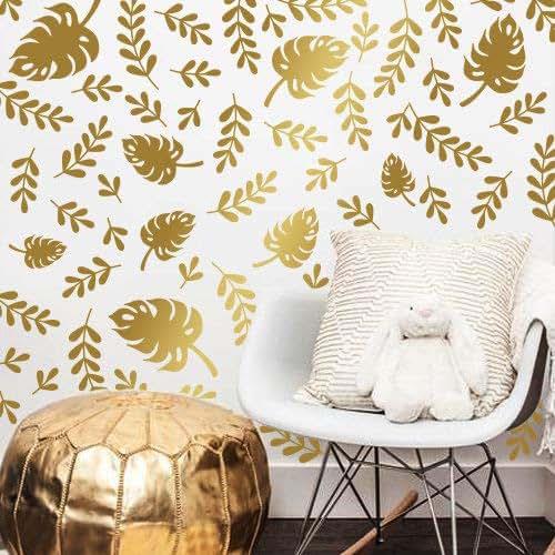 Botanical Wall Decals Floral Wall Decals, Leaf Decals