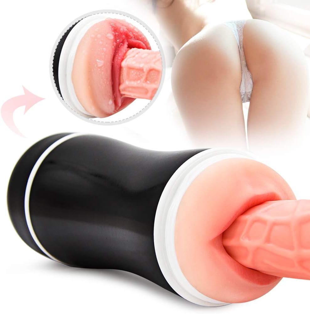 Silicone Pussy Deluxe Toy Medical Material Made Men 3D Pussycat Male Pocket Fancy Cup Mouth&Vigina Premium for Women Pusseys Strocker Sleeve Cup Realistic Love Doles for Men Adults Toy T-Shirt Flesh