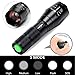 [2 PACK] LED Tactical Flashlight 5 Modes, Flashlights High Lumens, Zoomable, Handheld Flashlight - Best For Camping, Hiking, Dog Walking
