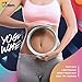 JBM Yoga Wheel for Stretching and Improving Backbends, Bridge Pose, Dharma Yoga Wheel Pose (12'' x 5'') , Relax Yoga Poses, Relieves Stress, Stretch and Open the Chest, Shoulders, Back, Hips and Spine