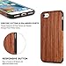 TENDLIN Compatible with iPhone SE 2022/SE 2020/8/7 Case - Wood Grain Soft TPU Silicone Hybrid Slim Case (Red Sandalwood)