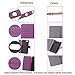 Wisdompro Wallet Case for iPhone SE 2022/2020, for iPhone 8, for iPhone 7, PU Leather Protective Folio Flip Phone Case Cover with Wrist Lanyard, Card Holder for iPhone SE 3rd Gen/2nd Gen/8/7 - Purple
