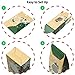 Cookie Bags For Gift Giving - Set of 12 Christmas Treat Boxes - Food Bags For Gifts - 2 Unique Decorative Treat Bags - Easy Assemble Cookie Containers - Premium Candy Boxes Packaging