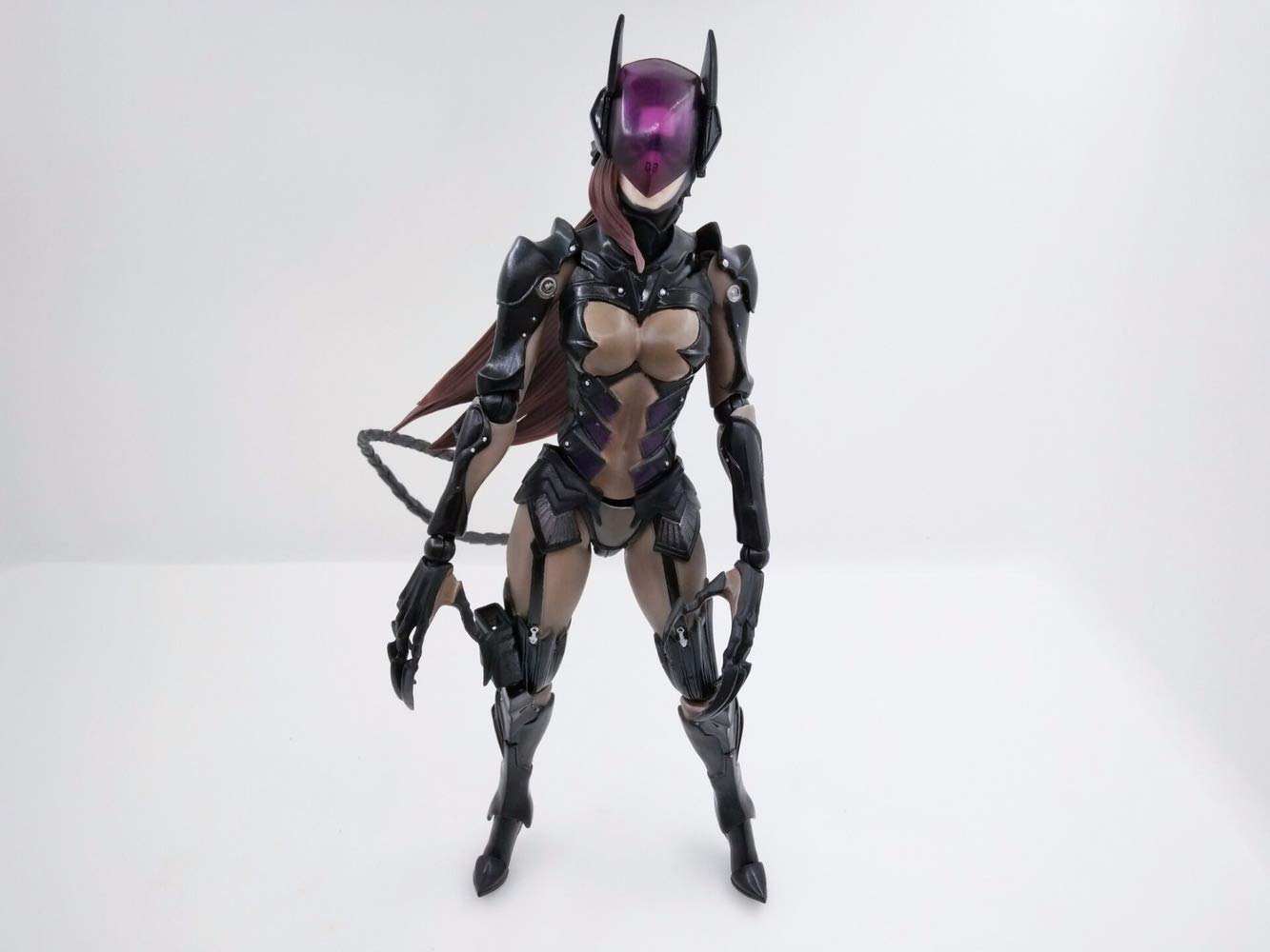 WavEco Popa Change Tetsuya Nomura Final Fantasy DC Cat Woman Toy Statue Model Desktop Decoration, PVC Collection Craft Decoration Gift about 25cm High