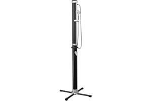 Bestway Flowclear SolarFlow 5.2 Gal Water Capacity Solar Heat Outdoor Shower with Adjustable Head, Multiple Spray Settings and Quick Connector, Black
