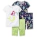 Carters Baby Girls 4-Piece Snug Fit Cotton PJs Mermaid Print